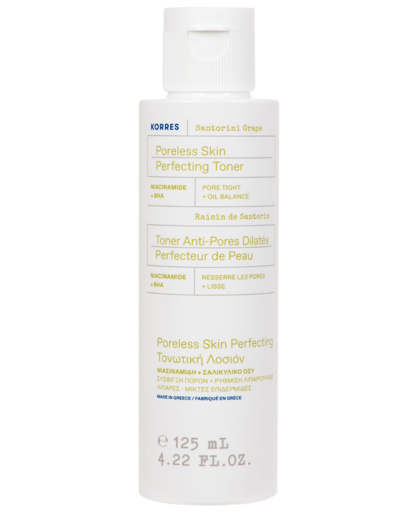 Тоник KORRES Santorini Grape Poreless Skin Perfecting, 4.23 oz.