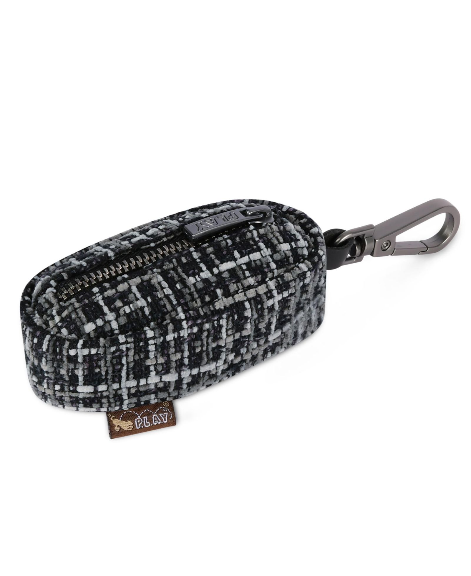 Диспенсер для пакетов Proper Pup Poop Bag Dispenser: Houndstooth - Black/Gray