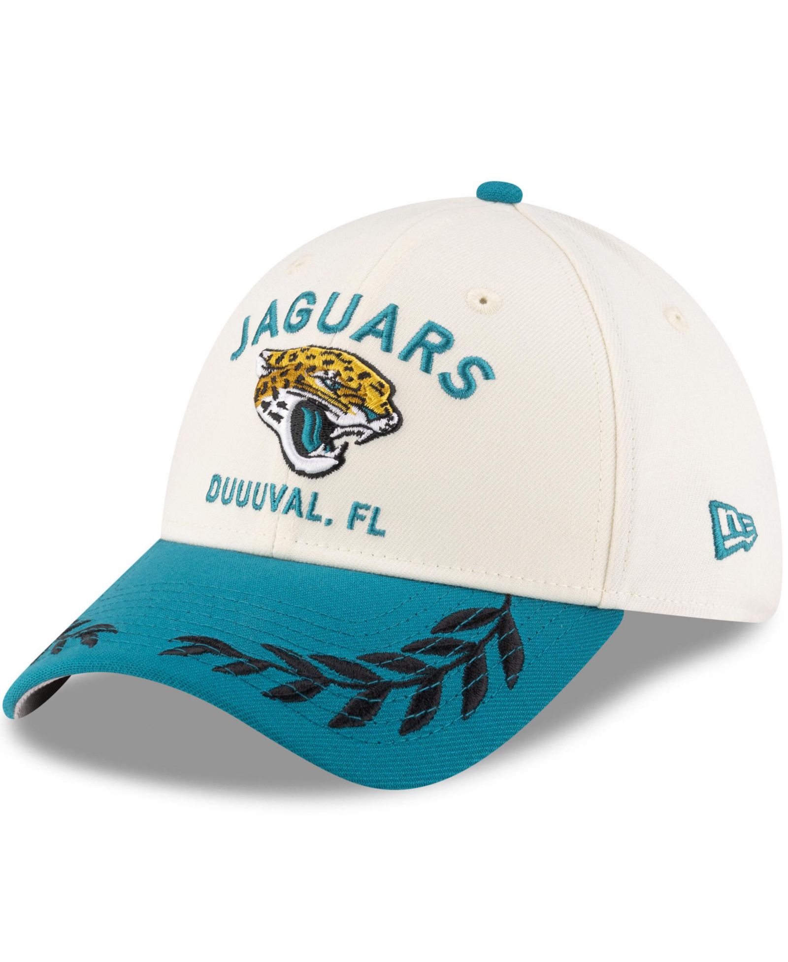 Мужская кепка New Era Jacksonville Jaguars 2025 NFL Draft 39THIRTY Flex