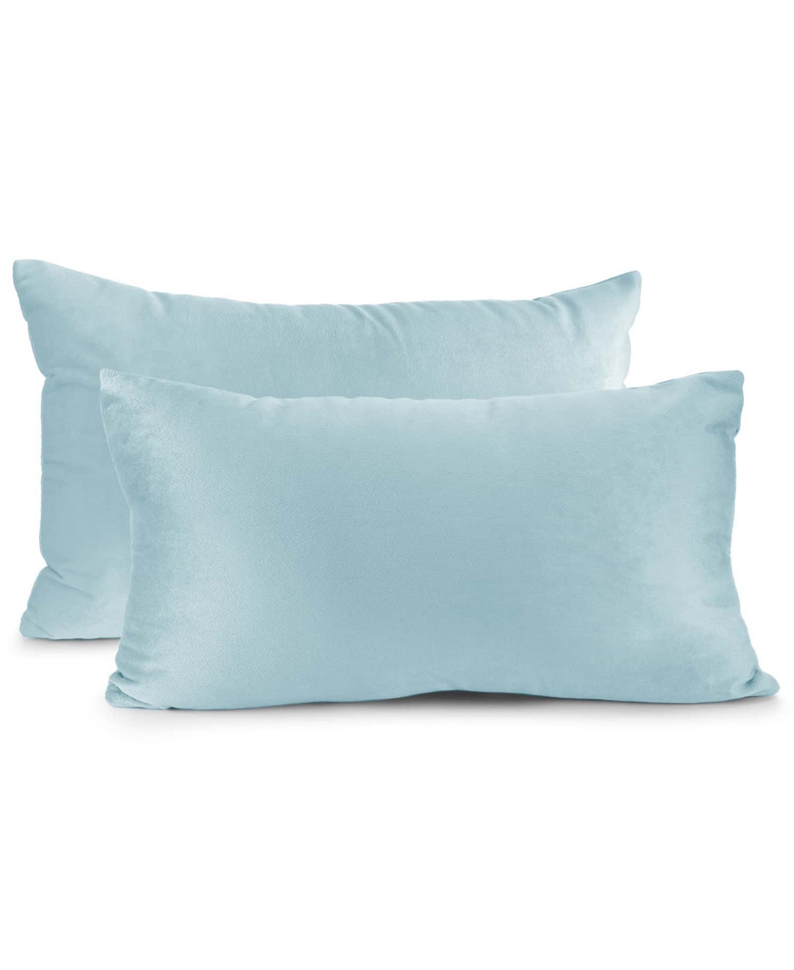 Nestl Elegant Velvet Removeable Cover 2-Pack Decorative Pillows, 12" x 20"