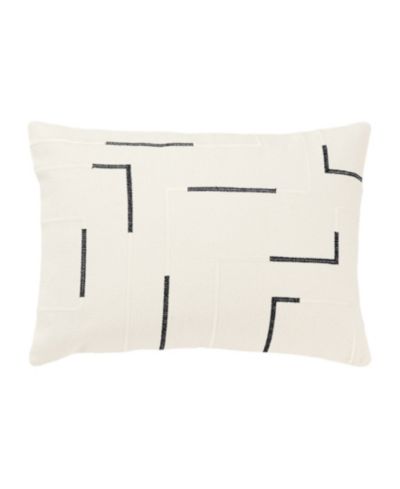 Декоративная тканая подушка Rizzy Home Glam Striped, 14" x 20"