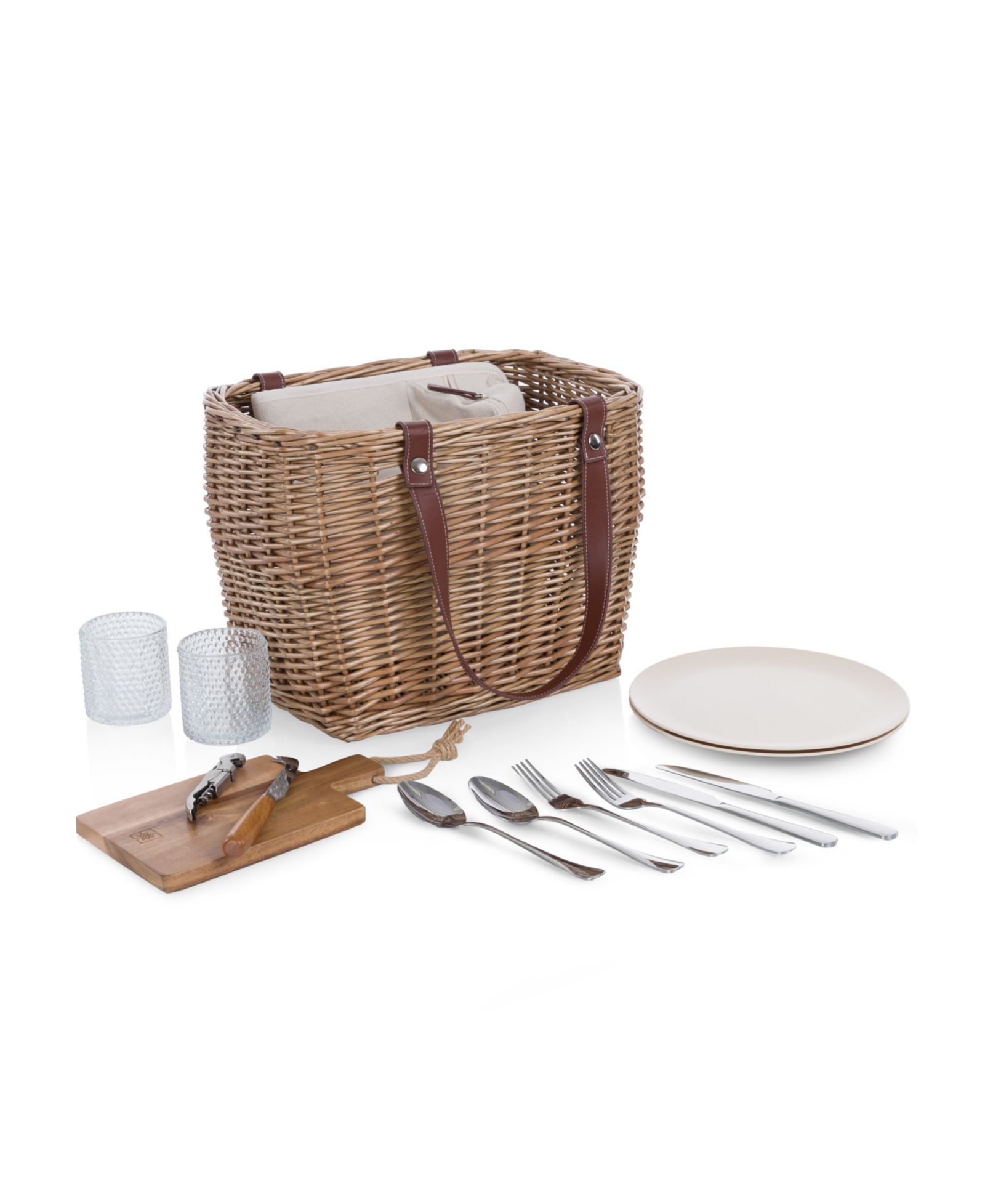 Picnic Time корзина для пикника Terrabella Handwoven 15-Piece