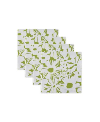 Tableau Blooms Set of 4 Napkins, 8.25" x 8.25"