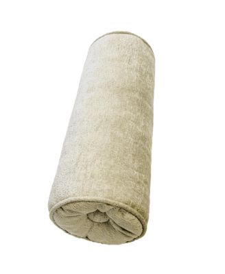 Декоративная подушка Edie@Home Delmonico Chenille Lumbar Neck Roll, 7"x18"