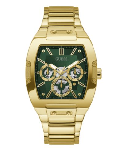 GUESS Men's Multi-Function Gold-Tone Stainless-Steel Watch, 41.5mm