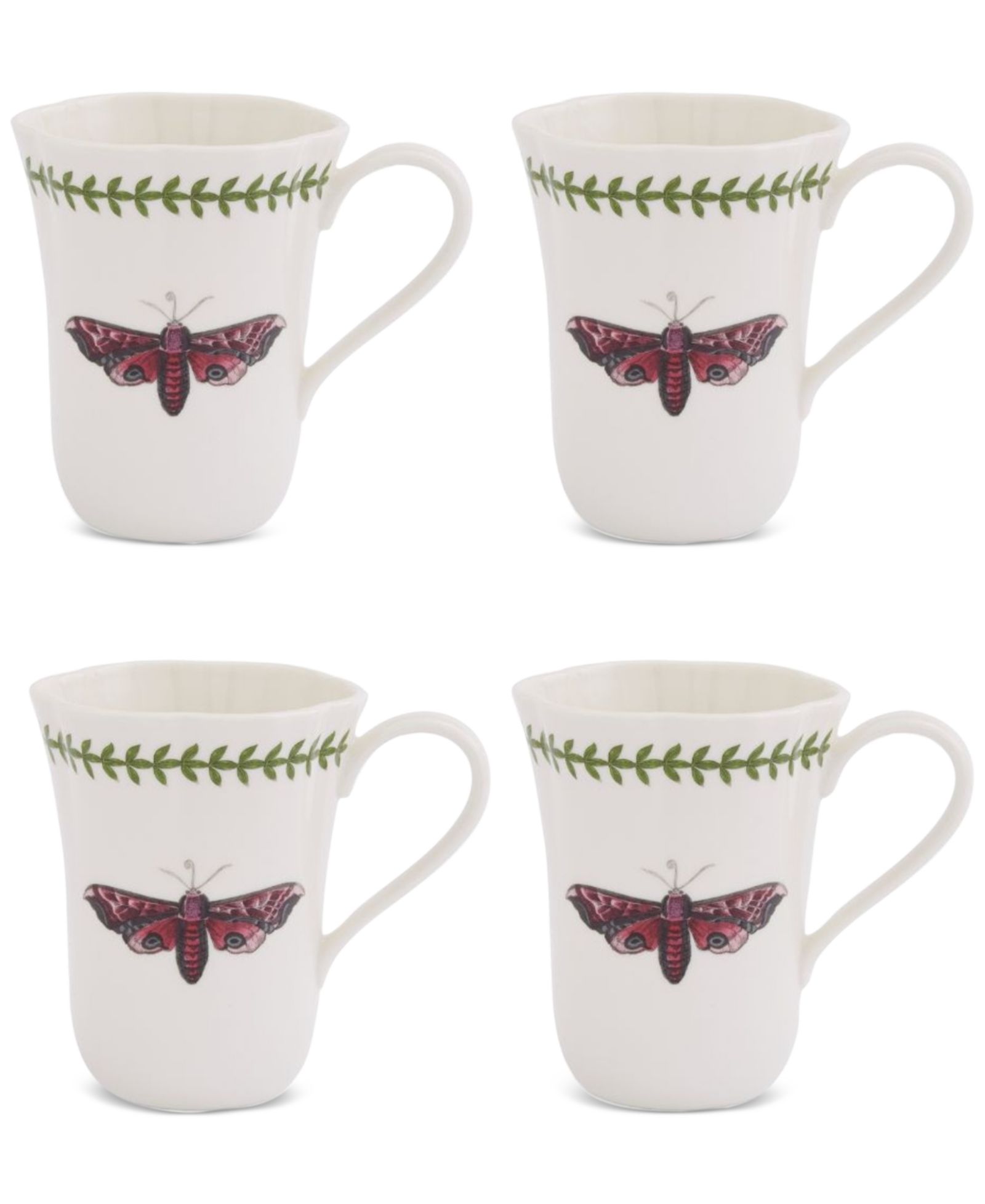 Portmeirion Botanic Garden Lotus Blossom Mugs, Set of 4