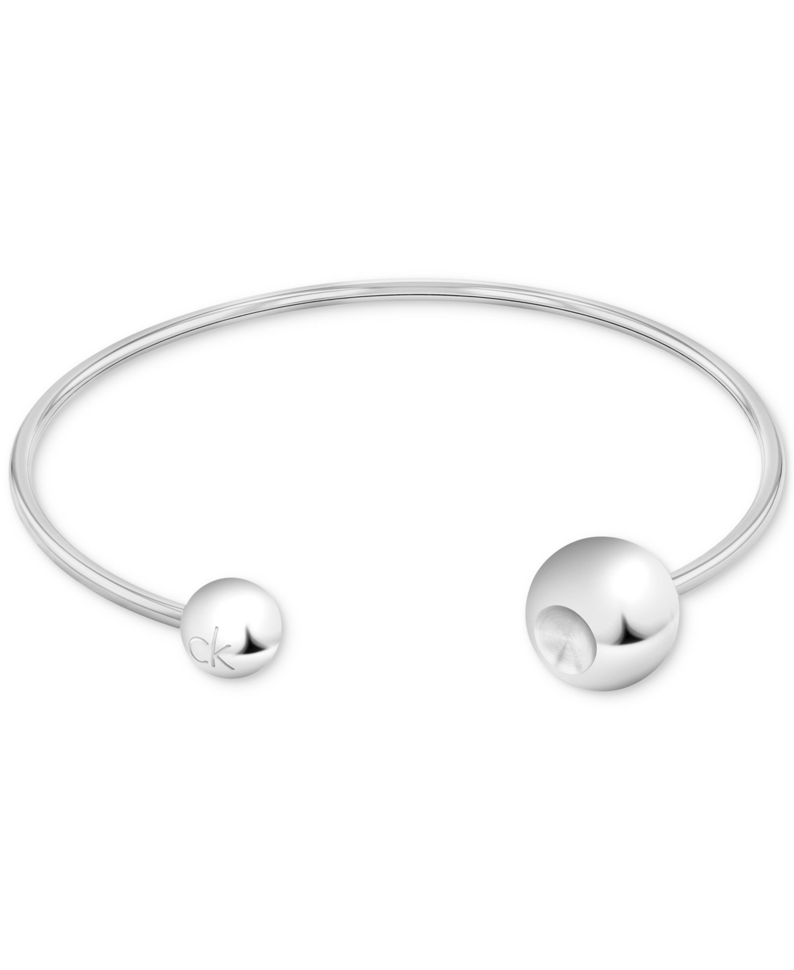 Calvin Klein Stainless Steel Sculptural Bubbles Cuff Bracelet