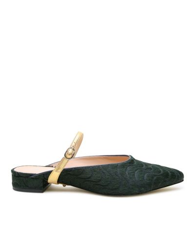 Женские сандалии Alterre Groovy Green Twiggy Customizable Point Slides