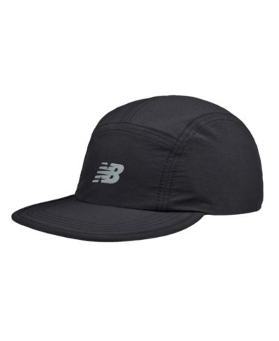 New Balance Men's Flying Logo Black 5-Panel Camper Hat