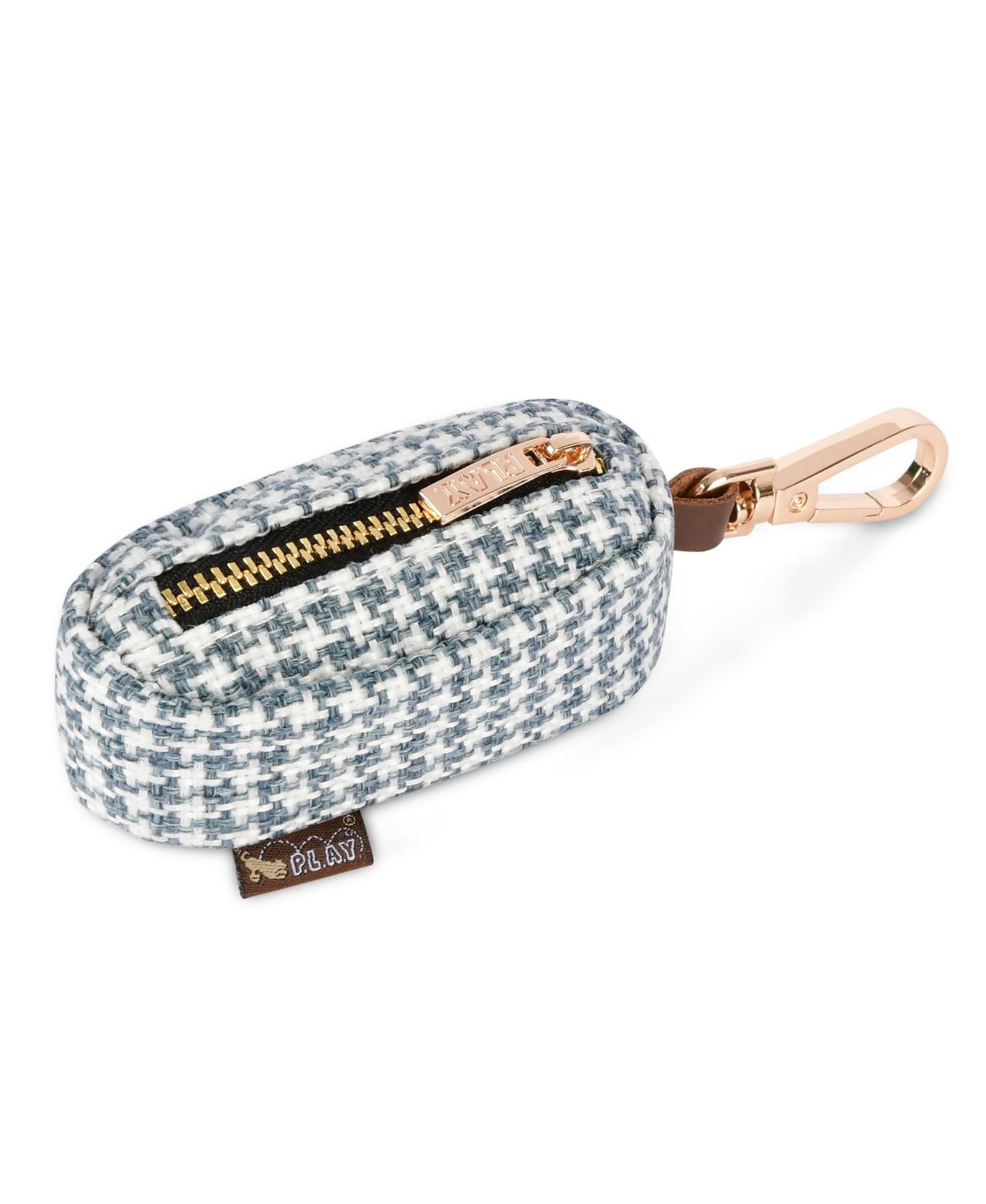 Диспенсер для пакетов Proper Pup Poop Bag Dispenser Houndstooth Blue/White