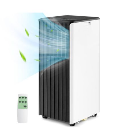 Gymax 8000 BTU ASHRAE Portable Air Conditioner 3-in-1 AC Unit w/ Cool Dehum Fan Sleep Mode