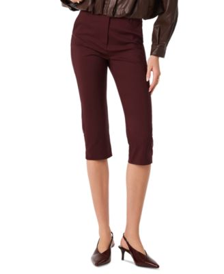 ASTR the Label Women's Cardin High-Rise Capri Pants