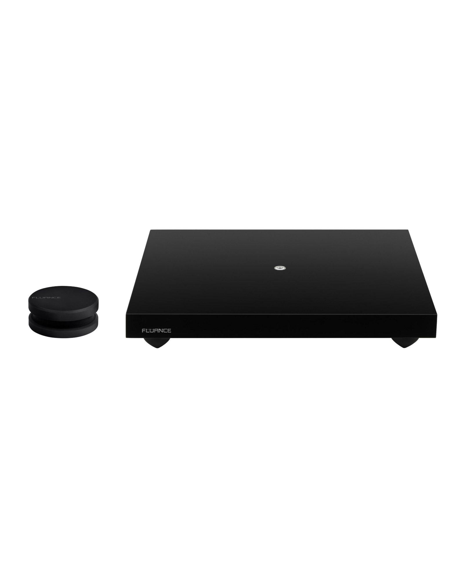 Fluance IB40 Turntable Isolation Base и стабилизатор виниловой пластинки с резиновым покрытием