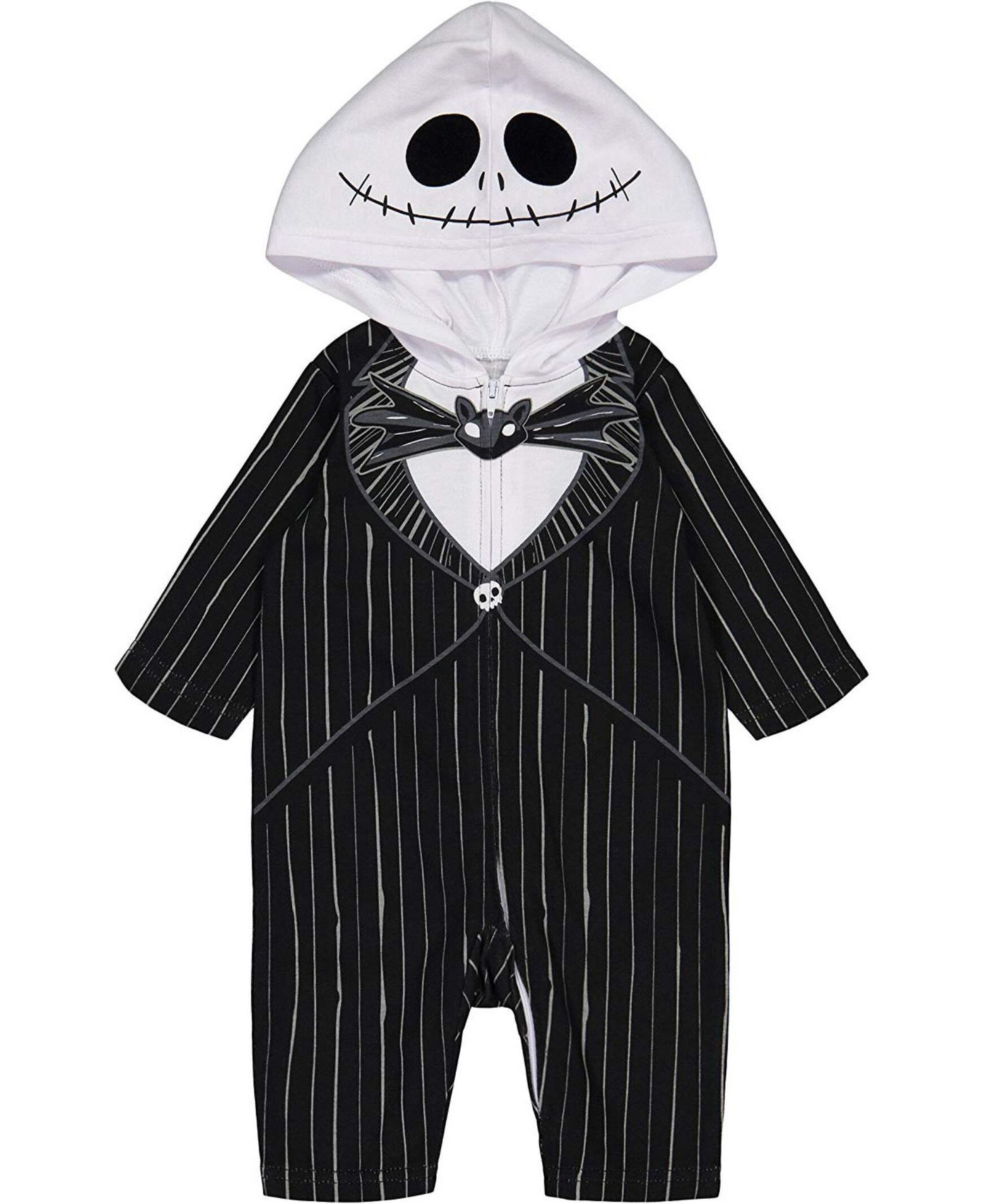 Nightmare Before Christmas Baby Boys (0-24 Months) Jack Skellington Zip-Up Coverall