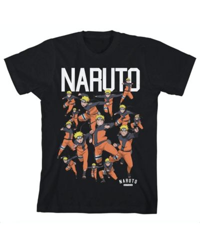 Детская футболка Naruto Character Squad Black Graphic Tee-S