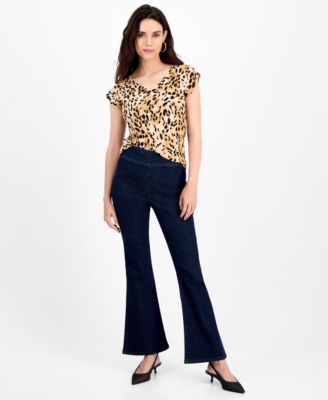 I.N.C. International Concepts Petite High-Rise Flared Jeans джинсы Petite