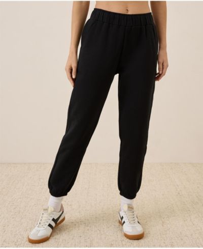 Pact Women's Organic Cotton хлопковые мягкие флисовые спортивные брюки