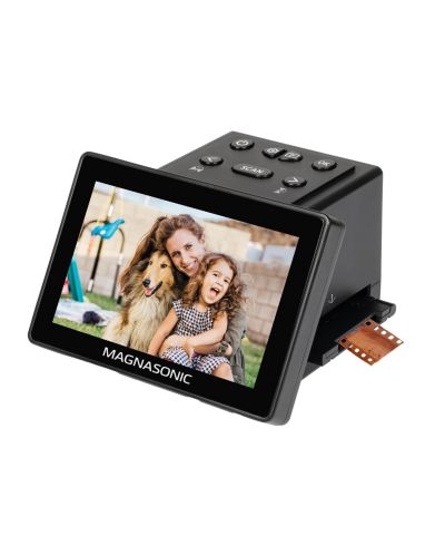 Сканер пленки Magnasonic All-in-One 25MP с дисплеем 5" и HDMI, конвертация 35mm/126/110/SUPER 8 и 135/126/110 слайдов