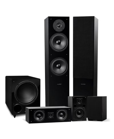 Fluance Elite SX51WR 5.1 Channel Surround Sound Home Theater Speaker System