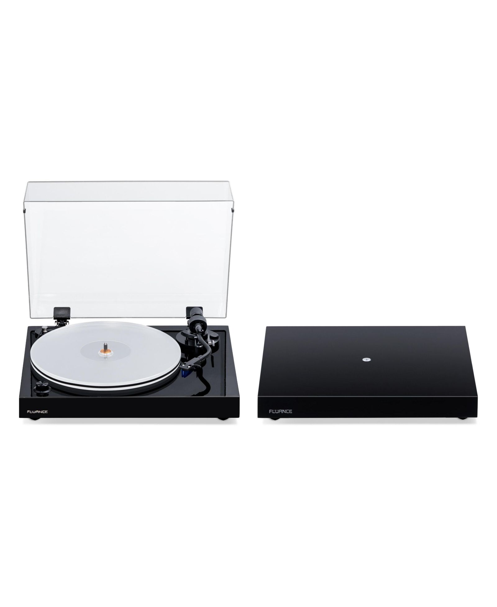 Виниловый проигрыватель Fluance High Fidelity с картриджем Ortofon 2M Blue и деревянным изоляционным основанием