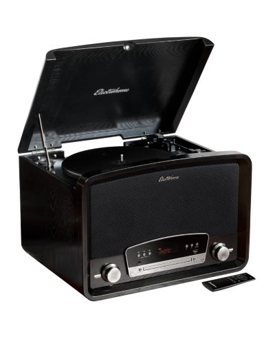Electrohome Kingston 7-in-1 Vintage 3-Speed Turntable Vinyl Record Player Stereo System (RR75C)