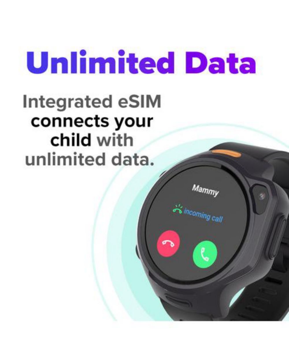 Детские смарт-часы myFirst Fone R2 с eSIM, AMOLED 1.3'', Video Calls, Messaging, GPS, SOS, School Mode, Music Player