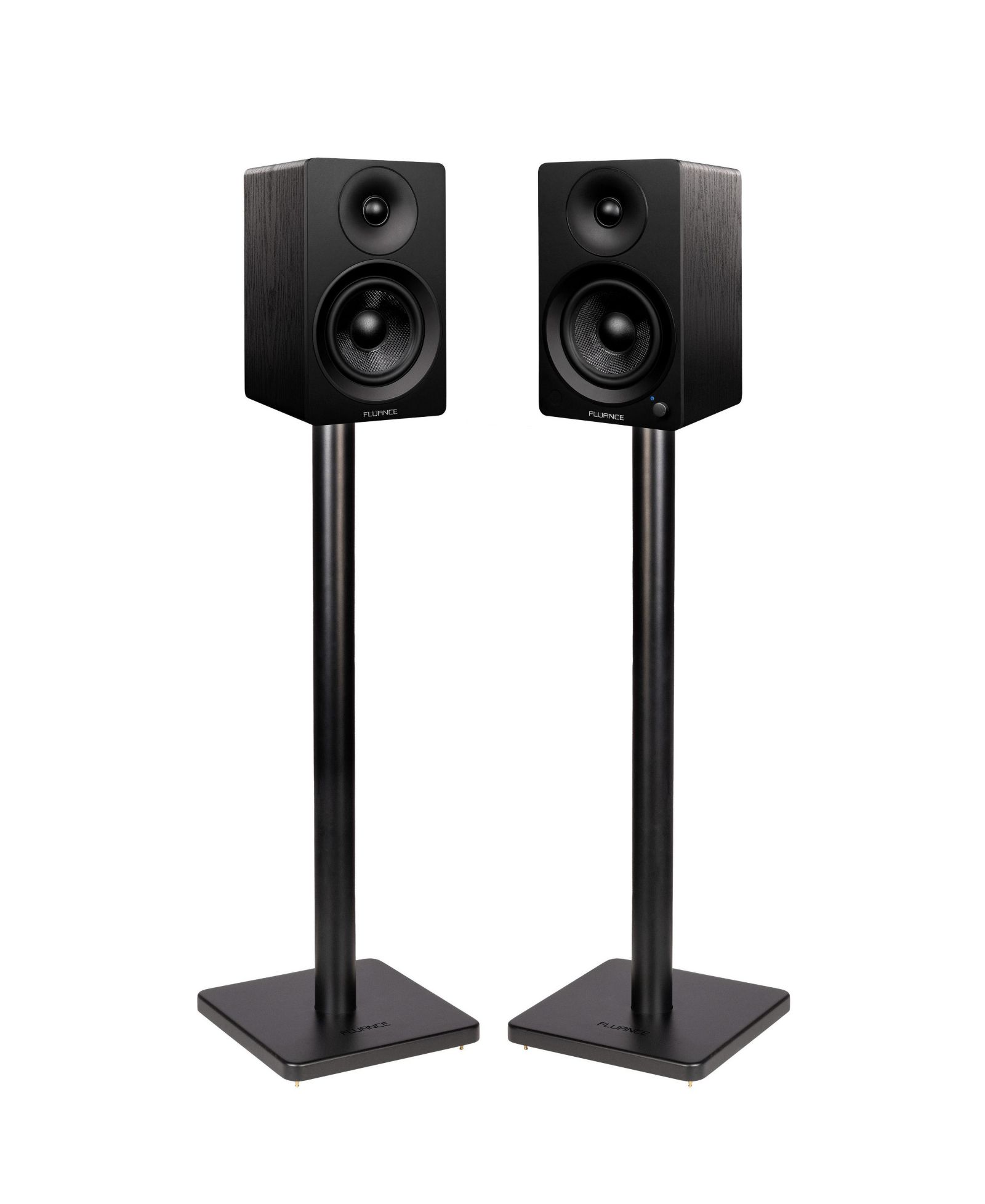 Fluance Ai41 Powered Bookshelf Bluetooth Speakers With Stands