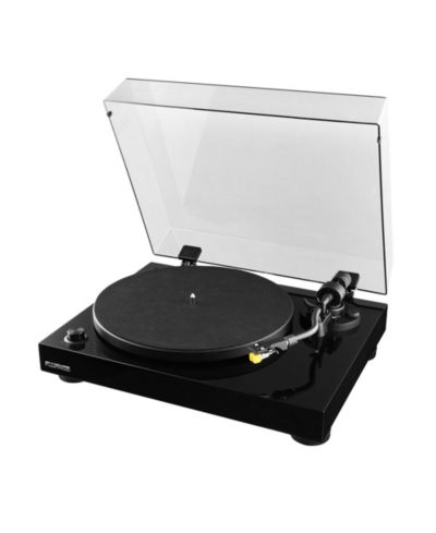 Fluance RT80 высокоточный виниловый проигрыватель с картриджем Audio Technica, ременной привод, встроенный преамп, деревянное основание