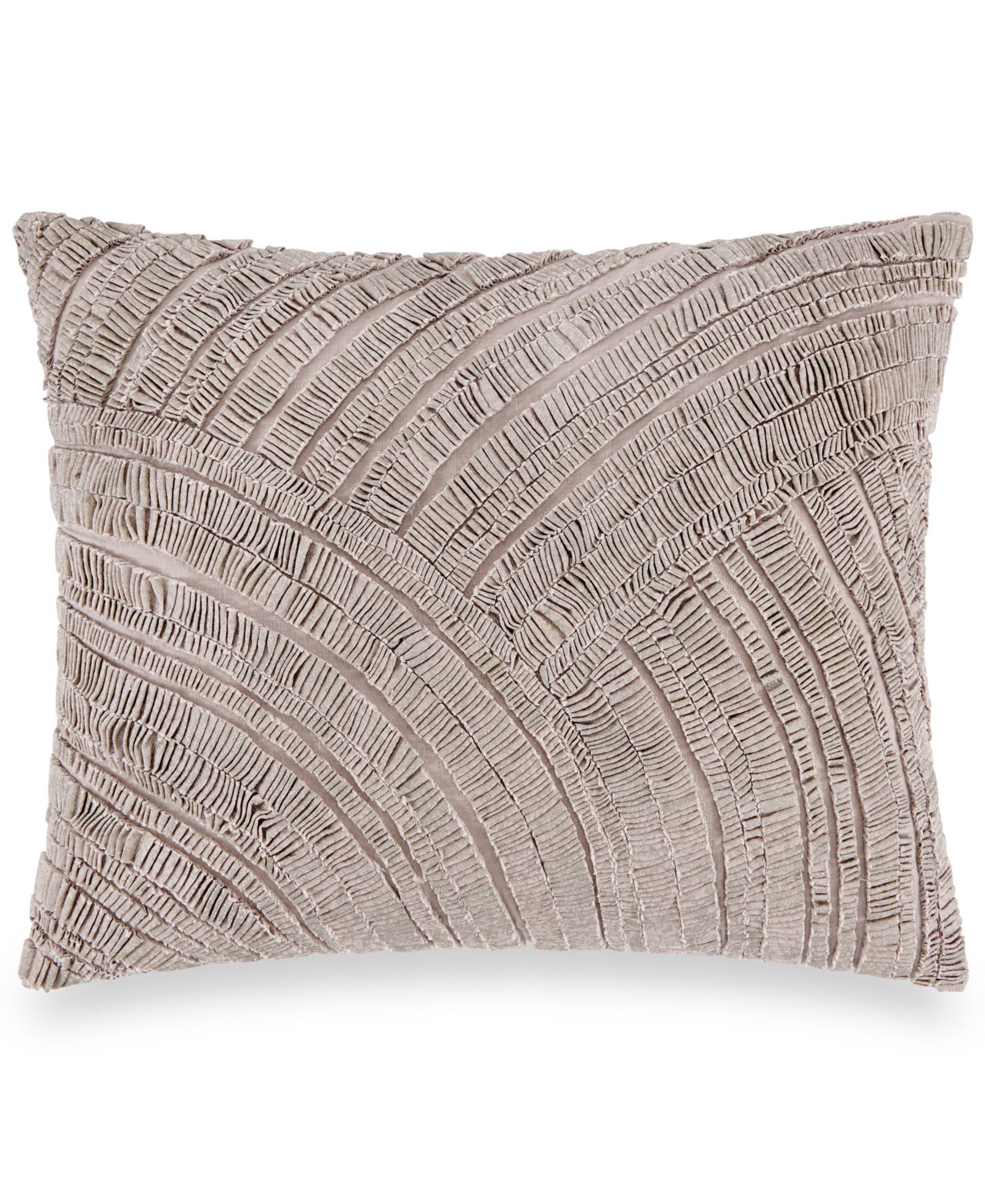 Donna Karan Home Foil Printed and Textured Decorative Pillow, 16" x 20"