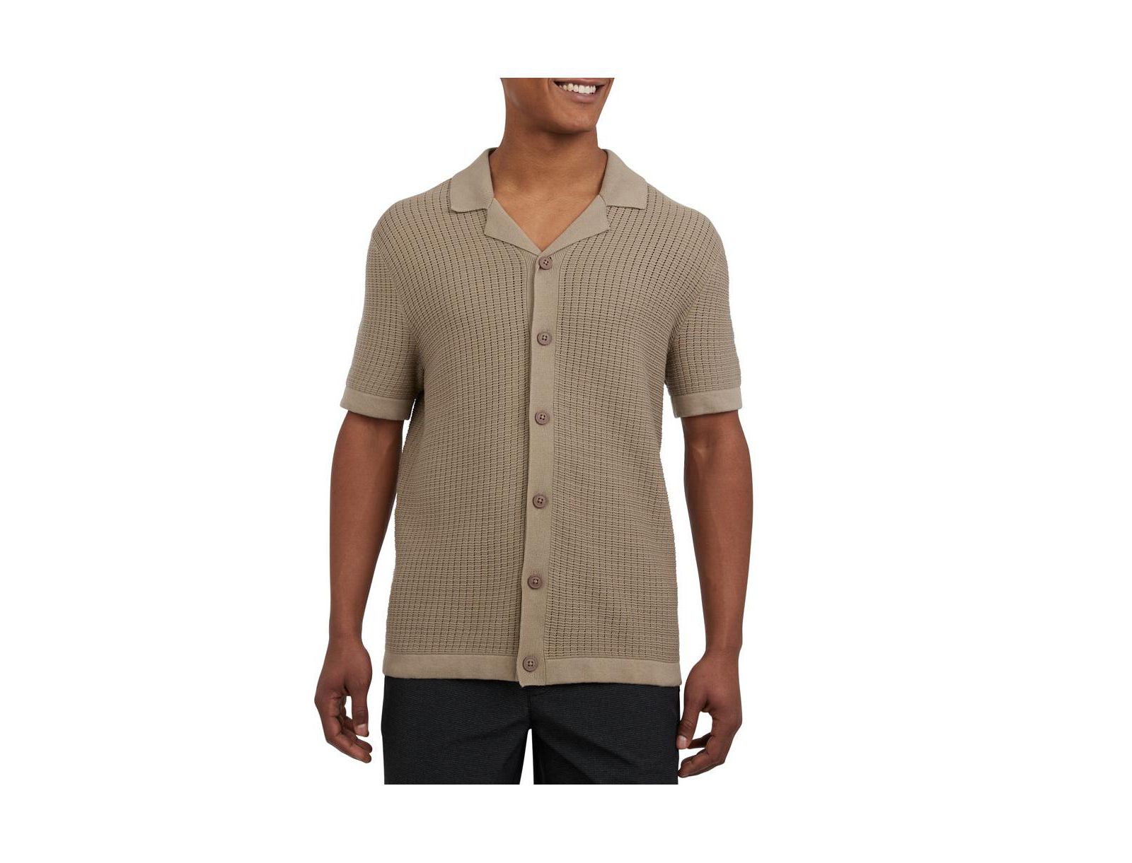 Мужская рубашка DKNY Grid Sweater Camp