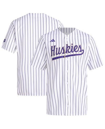 Мужская белая бейсбольная джерси Adidas Washington Huskies Replica
