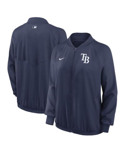 Nike Женский спортивный флисовый бомбер Tampa Bay Rays Authentic Collection
