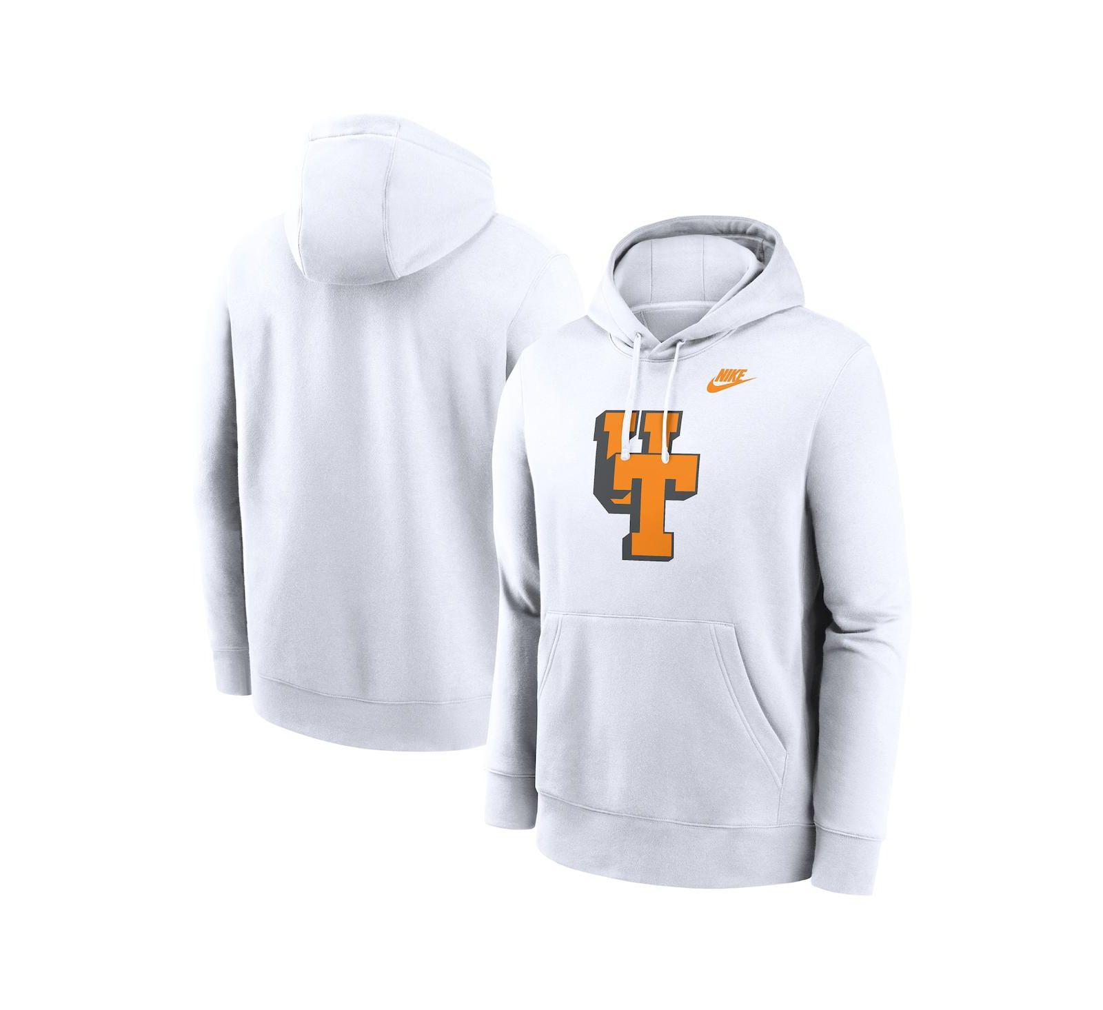 Nike Men's White Tennessee Volunteers Vault Block Pullover Hoodie