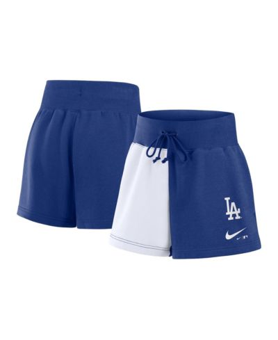 Nike Женские шорты для отдыха Los Angeles Dodgers Phoenix Fleece, синее/белое