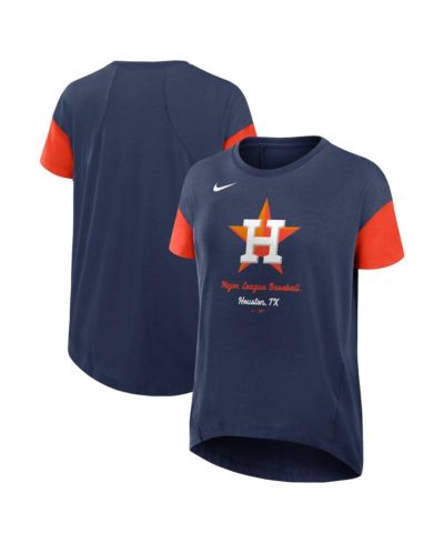 Футболка Nike Women's Navy Houston Astros Flowy Fashion T-Shirt