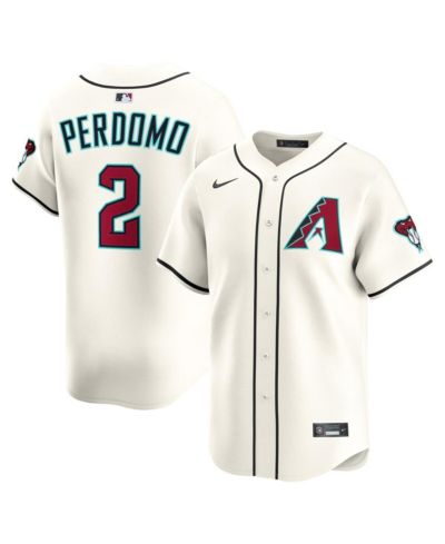 Джерси Nike Men's Geraldo Perdomo Cream Arizona Diamondbacks Alternate Limited Player