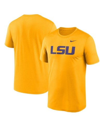 Nike Men's Gold LSU Tigers Primetime Legend Logo T-Shirt
