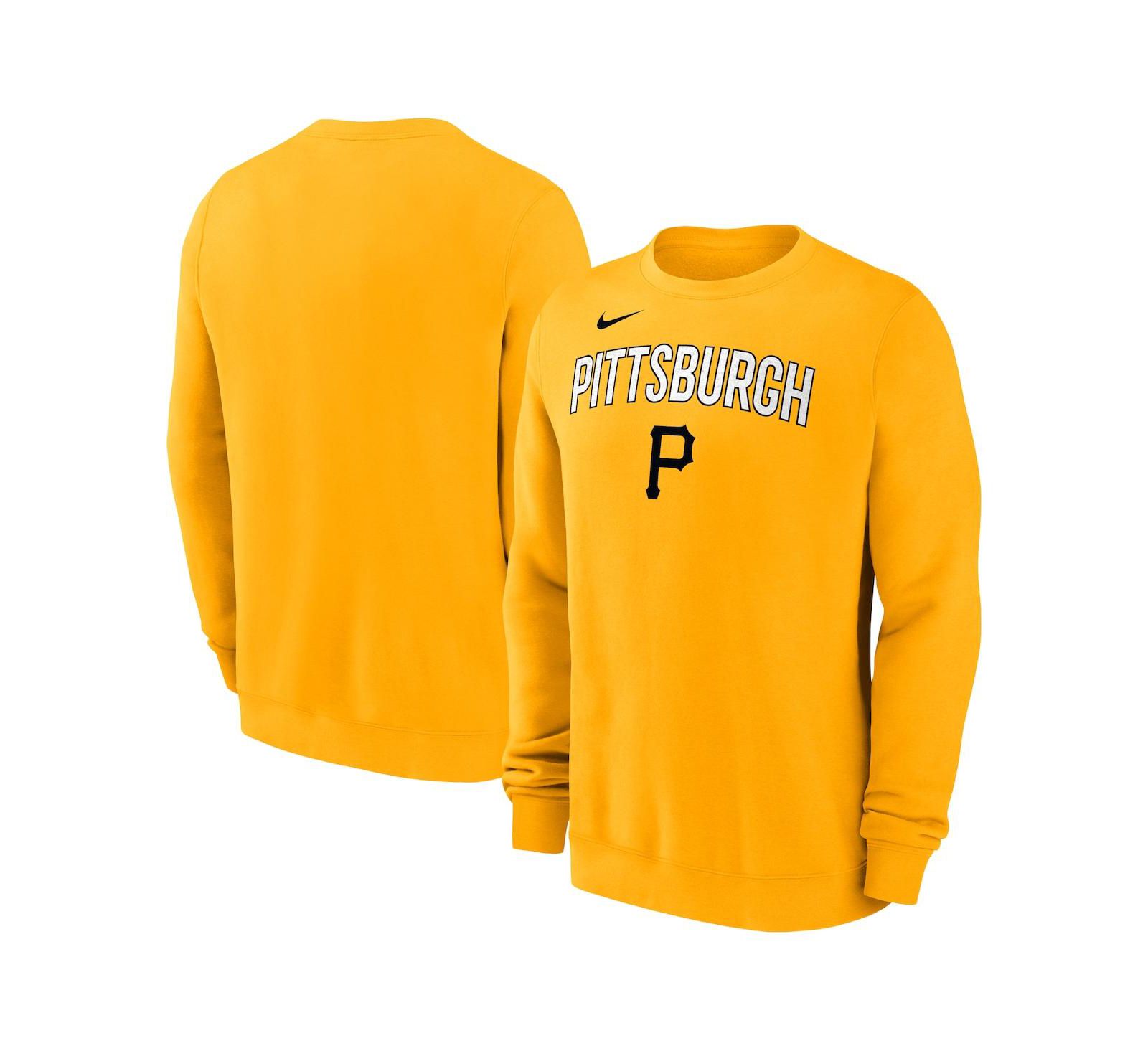 Nike Men's Gold Pittsburgh Pirates Pullover Sweatshirt