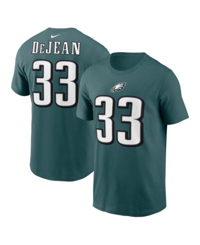 Nike Men's Cooper DeJean Midnight Green Philadelphia Eagles Player Name & Number T-Shirt