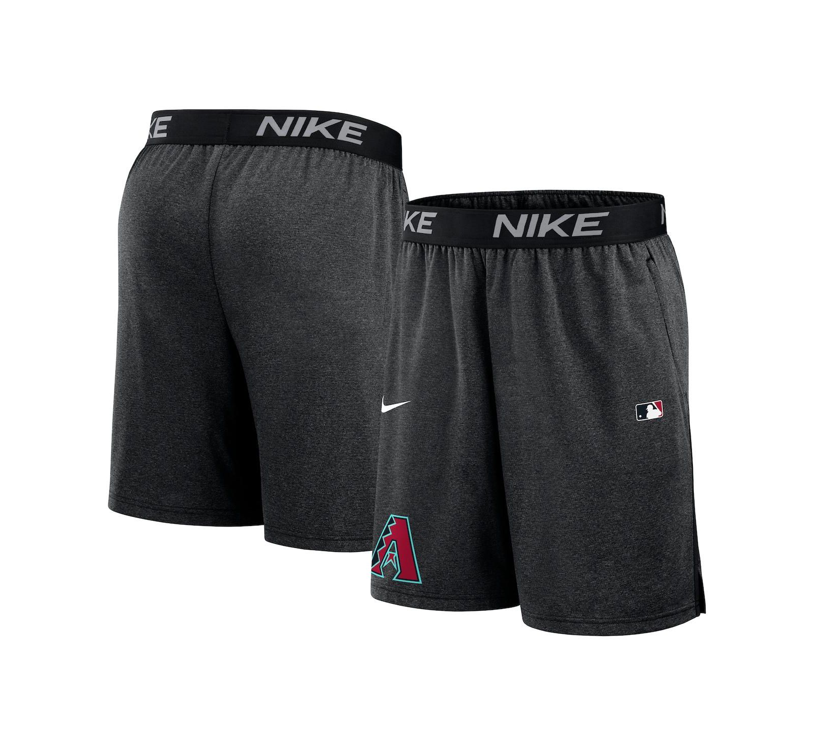 Nike Men's Black Arizona Diamondbacks Authentic Collection Performance Knit Shorts