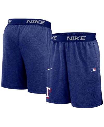 Мужские трикотажные шорты Nike Texas Rangers Authentic Collection Performance