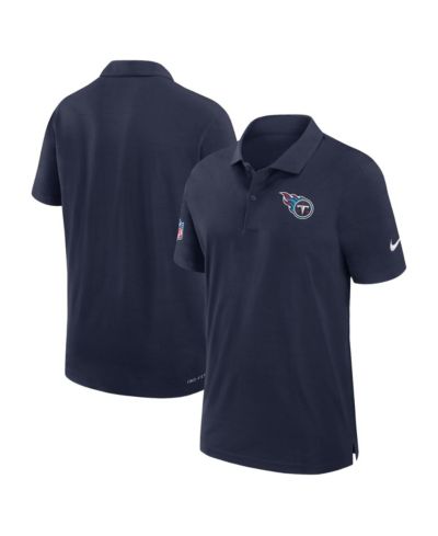 Мужская рубашка-поло Nike Tennessee Titans 2024/25 Sideline Performance Navy