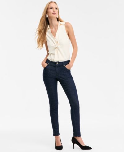 I.N.C. International Concepts Women's Mid-Rise Skinny Jeans, Macy's Exclusive