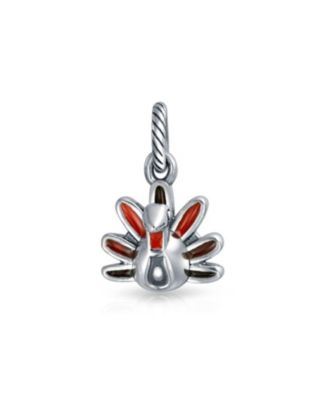 Bling Jewelry Подвеска-шарм Sterling Silver Thanksgiving Turkey