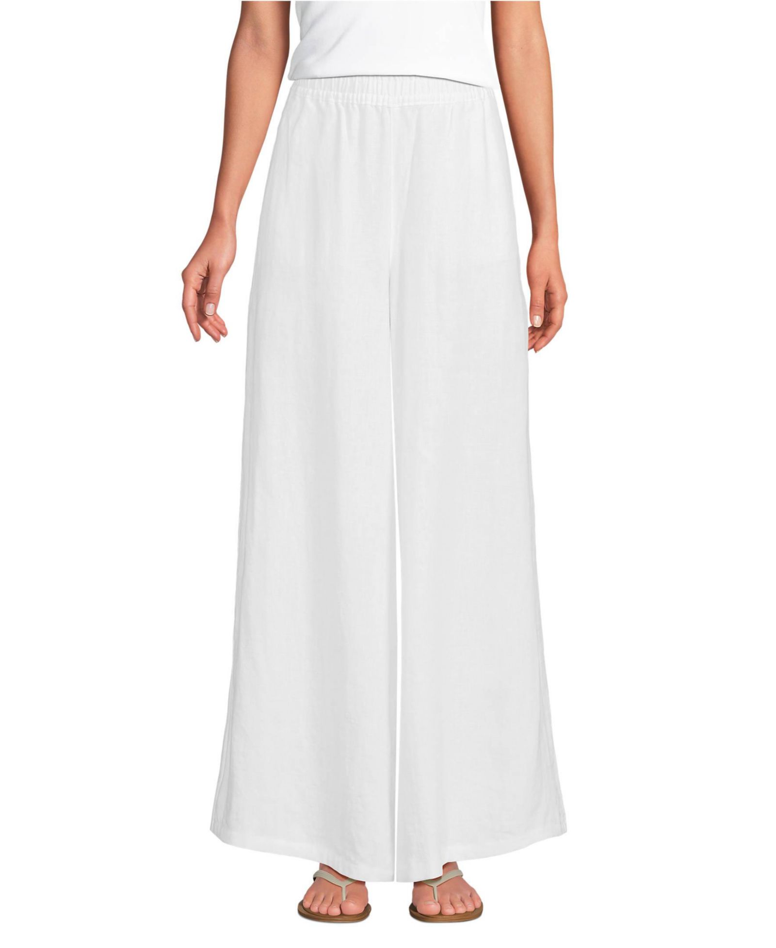 Lands' End Women's брюки Palazzo из льна, комплект