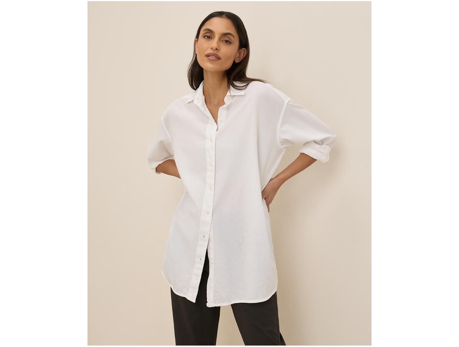 Женская рубашка Pact Cotton Lightweight Oversized