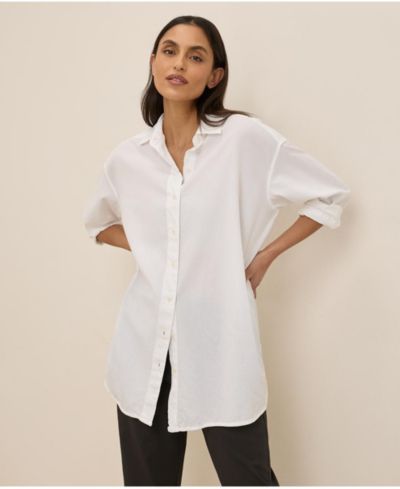 Pact Women's Cotton Sunset Lightweight Cotton Oversized Shirt