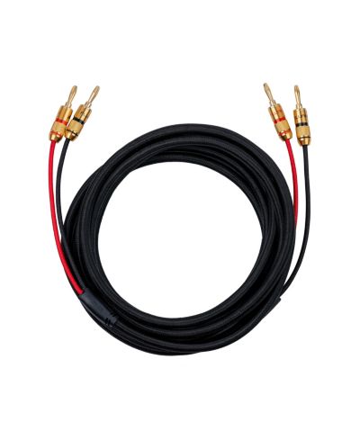 Fluance SW512 12 Gauge Oxygen-Free Copper Speaker Wire with Dual Gold-Plated Banana Plugs, 12 Feet