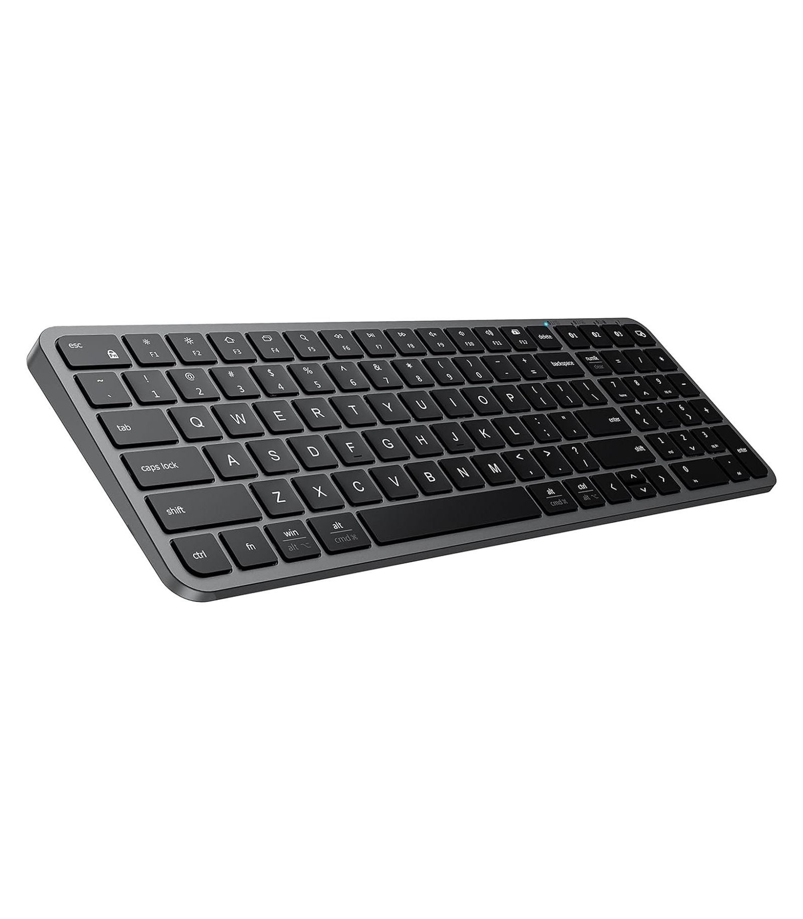 Iclever BK20 Wireless Rechargeable Multi-Device Keyboard with Numeric Keypad for PC/Mac/Tablet