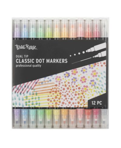 Brea Reese Dual Tip Markers: 12pc - Dot Classic